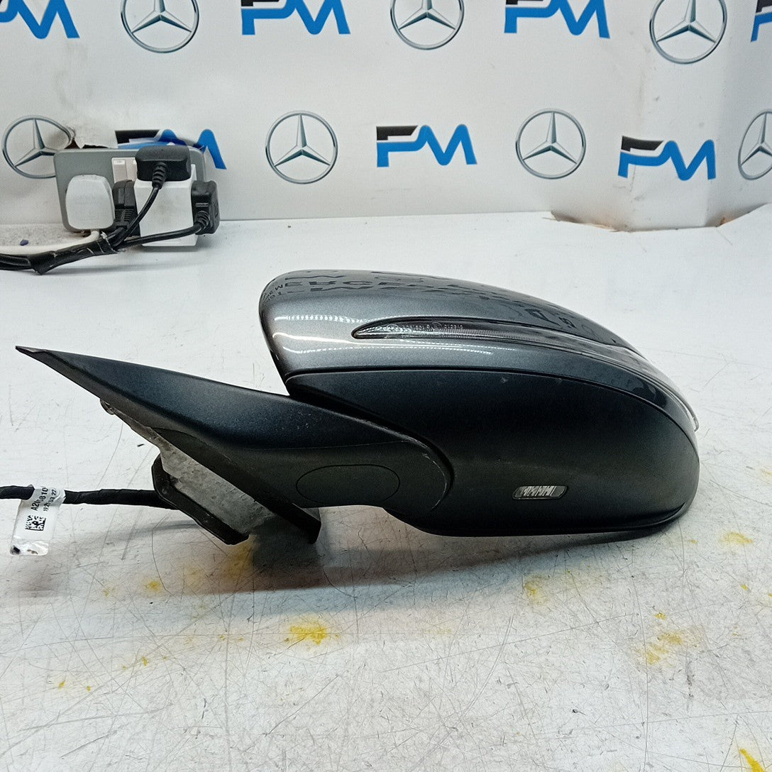 MERCEDES C-CLASS W205 PASSENGER  WING MIRROR NSF GREY 2014 PL A2058104702 FMM63