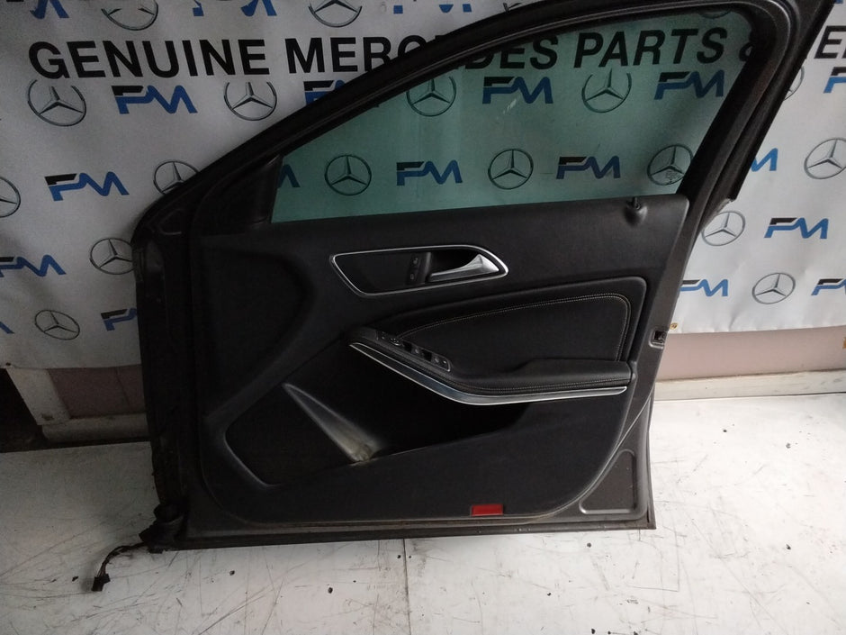 MERCEDES BENZ  A-CLASS W176 DRIVER SIDE FRONT DOOR O/S/F COMPLETE GREY FMD56