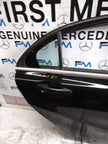 MERCEDES A-CLASS W176 DRIVER REAR DOOR OSR BLACK 2012-18 COMPLETE FMD351