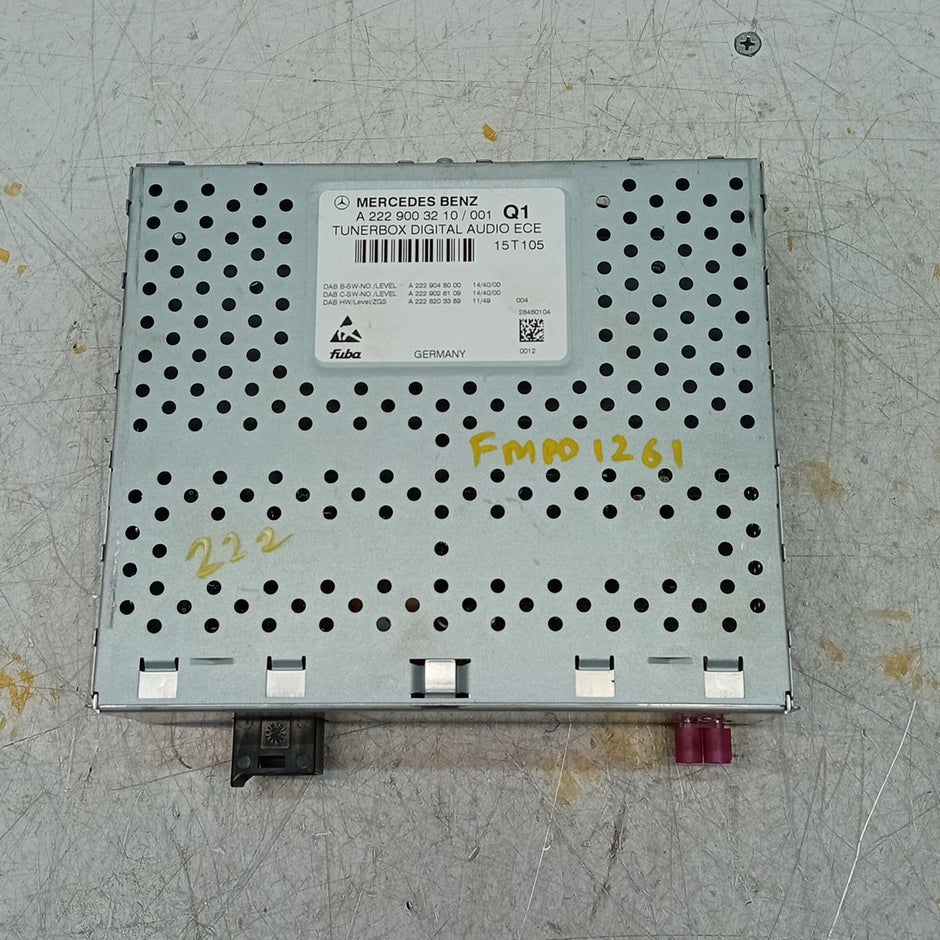 MERCEDES BENZ S-CLASS W222  2014-2021  RADIO TUNER BOX  A2229003210 FM001261