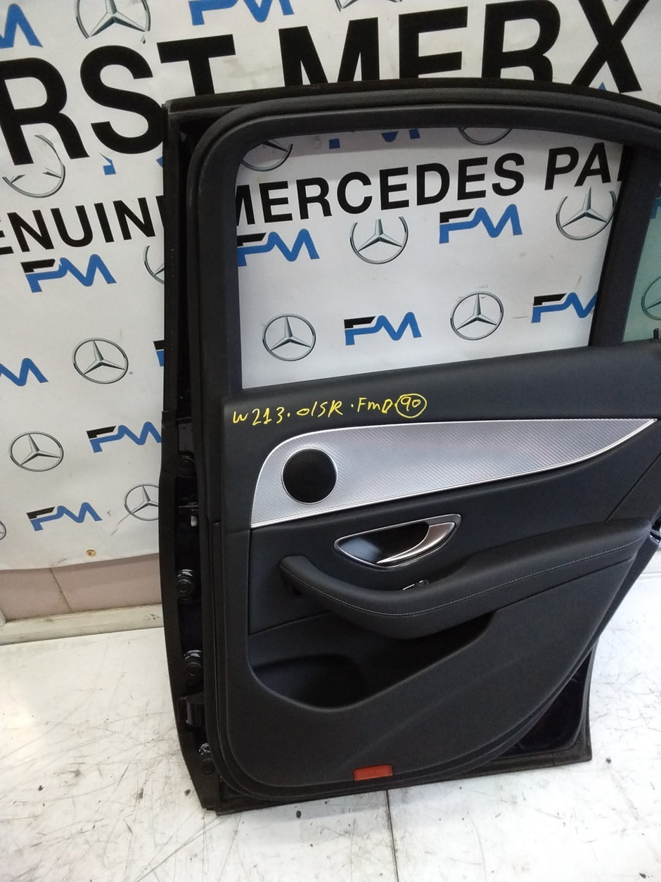 MERCEDES BENZ  E-CLASS W213 DRIVER SIDE REAR DOOR O/S/R COMPLETE BLUE FMD90