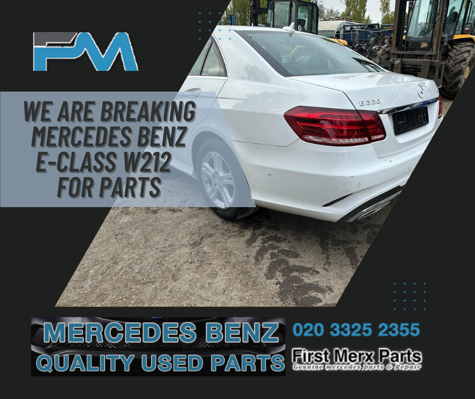 MERCEDES BENZ E-CLASS W212 - BREAKING/ ENGINE AND GEAR BOX