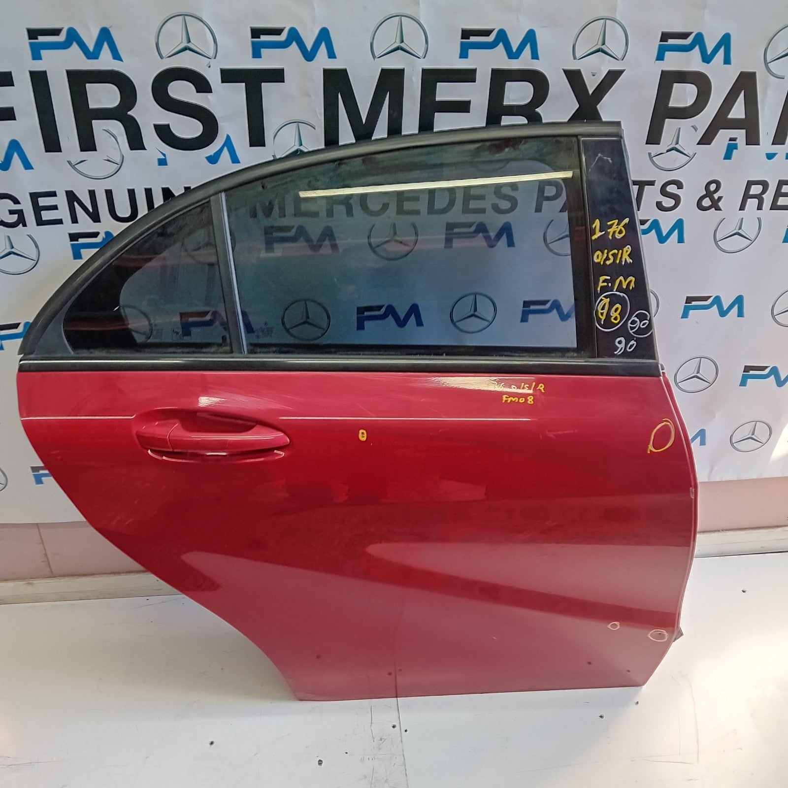 MERCEDES BENZ A-CLASS  DRIVER SIDE REAR DOOR ( OFF SIDE REAR ) FM08