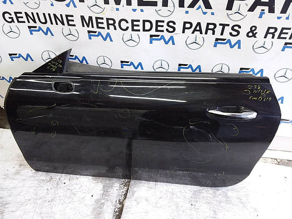 MERCEDES E-CLASS C238 PASSENGER FRONTDOOR NSF BLACK 2006 ONWARDS COMPLETE FMD619