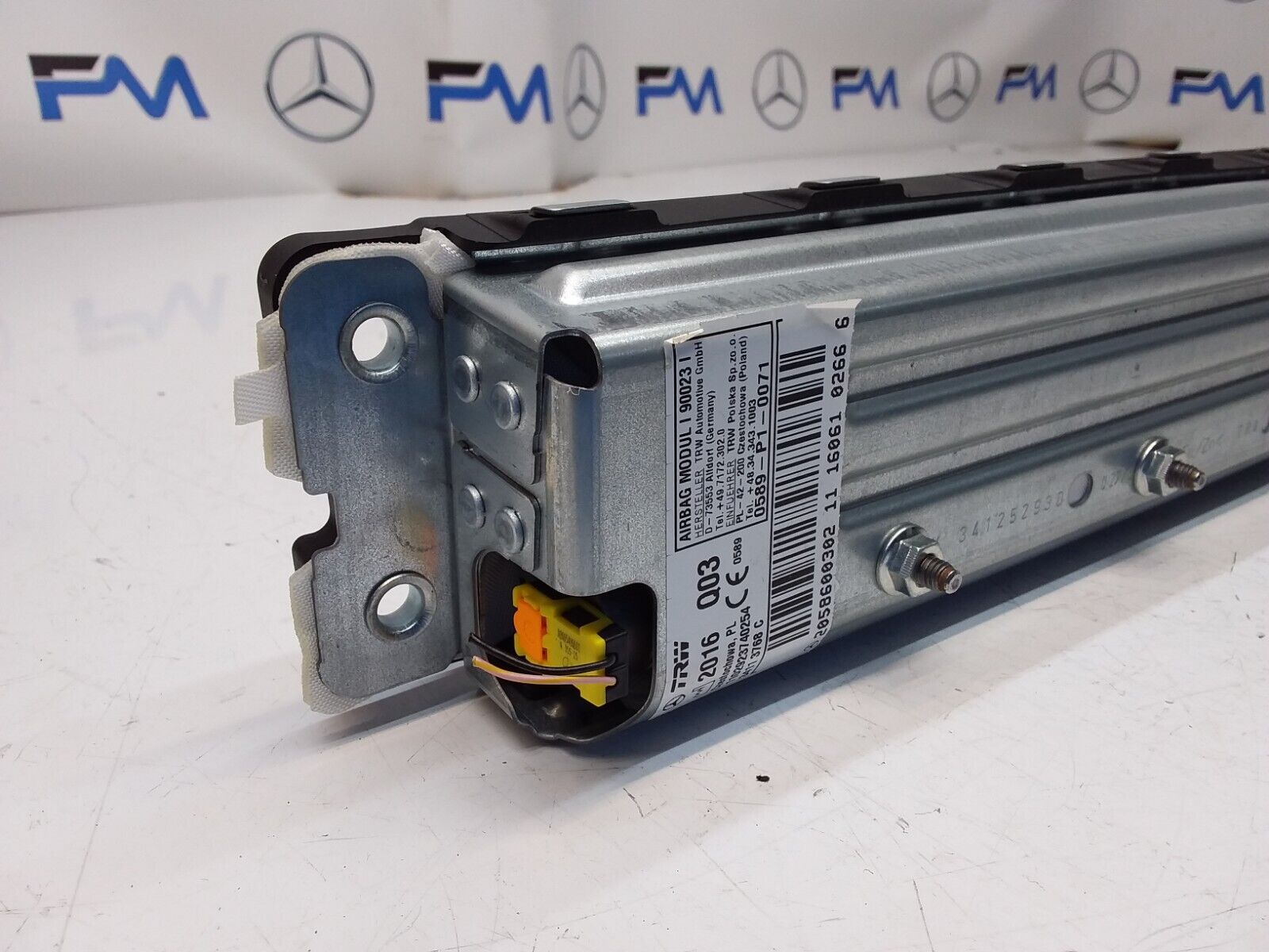 2016 MERCEDES BENZ C-CLASS W205 DRIVER SIDE KNEE AIRBAG A2058600302 FM00333