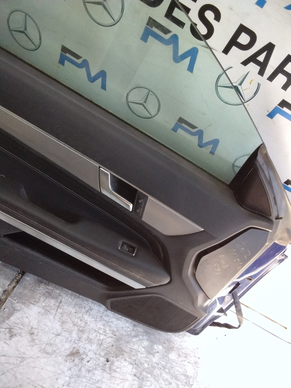 MERCEDES BENZ E-CLS W207  PASSENGER FRONT DOOR NSF BLUE 2009-16  FMD593
