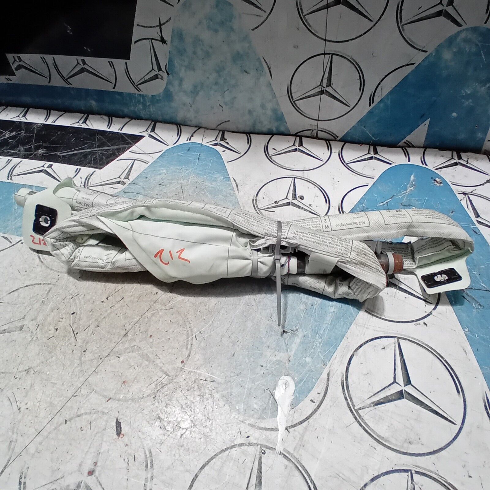 MERCEDES-BENZ AMG 2143CC 09/15 ROOF CURTAIN AIRBAG RIGHT SIDE 2128604202 FM158