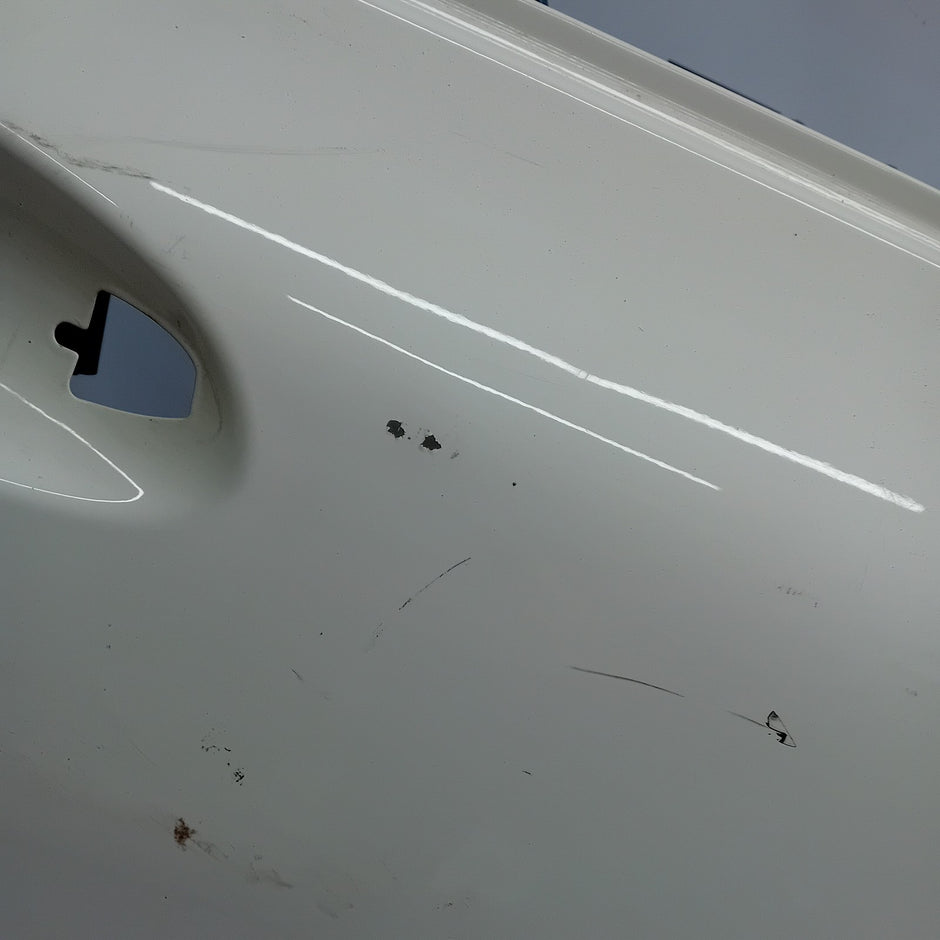 MERCEDES BENZ A-CLASS W176 DRIVER SIDE REAR DOOR O/S/R INCOMPLETE WHITE FMD29 