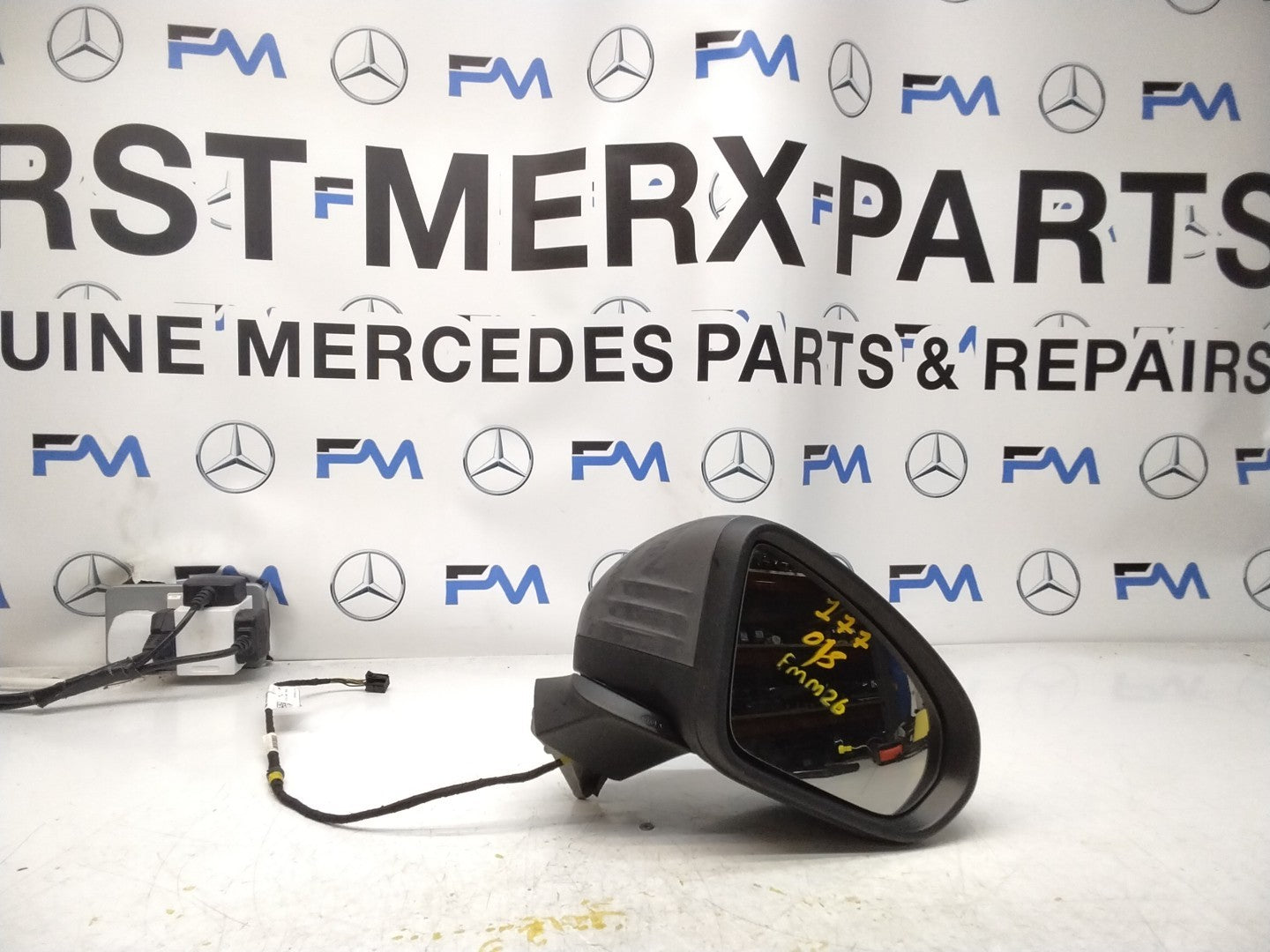 MERCEDES A-CLASS  W177 DRIVER SIDE WING MIRROR A1778100400 GREY FMM26