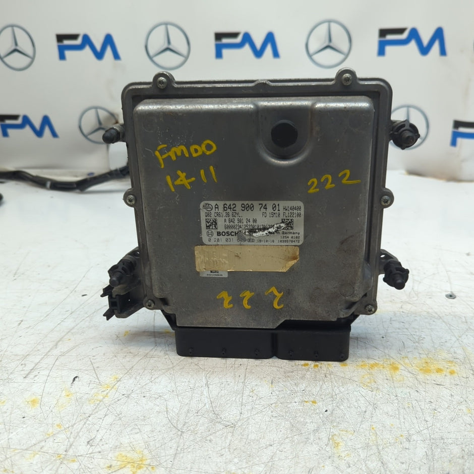 MERCEDES S-CLASS W222 ECU DIESEL ENGINE CONTROL MODULE A6429007401 FM001411