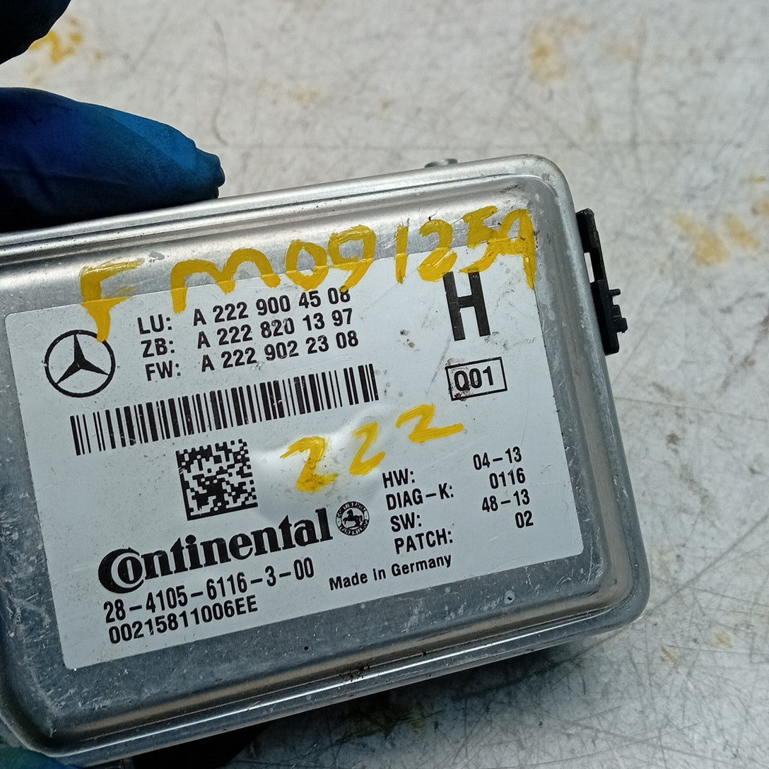 MERCEDES BENZ S-CLASS W222 FRONT WINDSHIELD CAMERA CONTROL A2229004508 FM001259