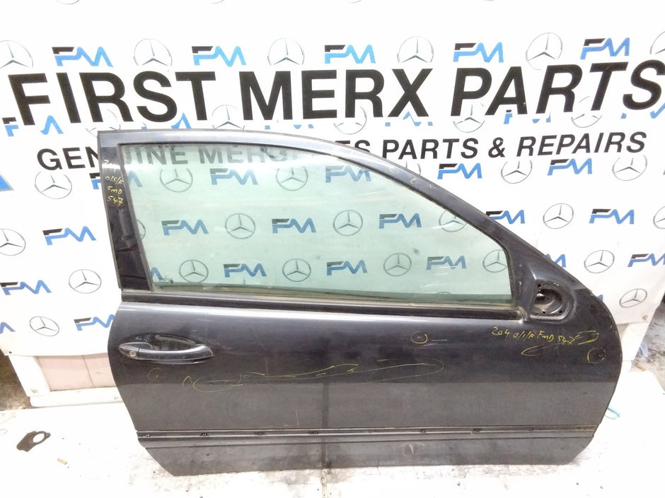 MERCEDES C-CLASS W204 SLN DRIVER FRONT DOOR OSF GREY 2008-14 COMPLETE FMD547
