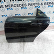 MERCEDES BENZ CLA W117 PASSENGER REAR DOOR NSR 2013-19 BLACK COMPLETE FMD272