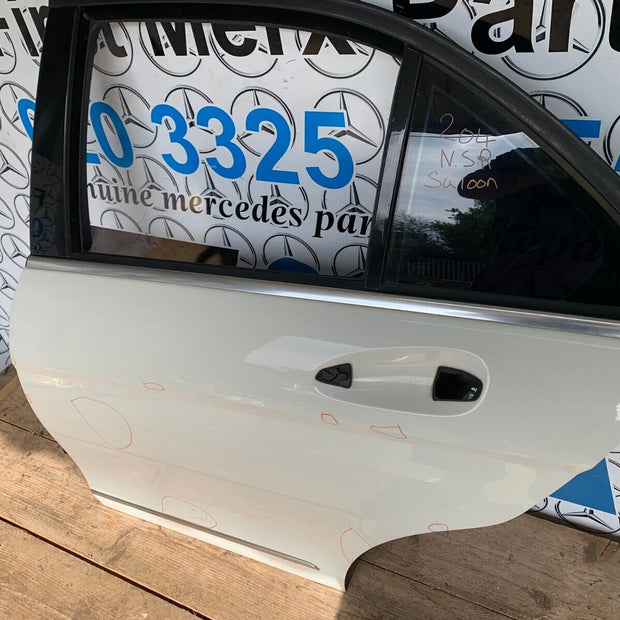 2008-2014 MERCEDES C-CLASS W204 NEARSIDE LEFT PASSENGER REAR DOOR SALOON