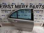 MERCEDES C-CLASS W203 DRIVER REAR DOOR OSR SILVER 2001-2004 COMPLETE FMD333