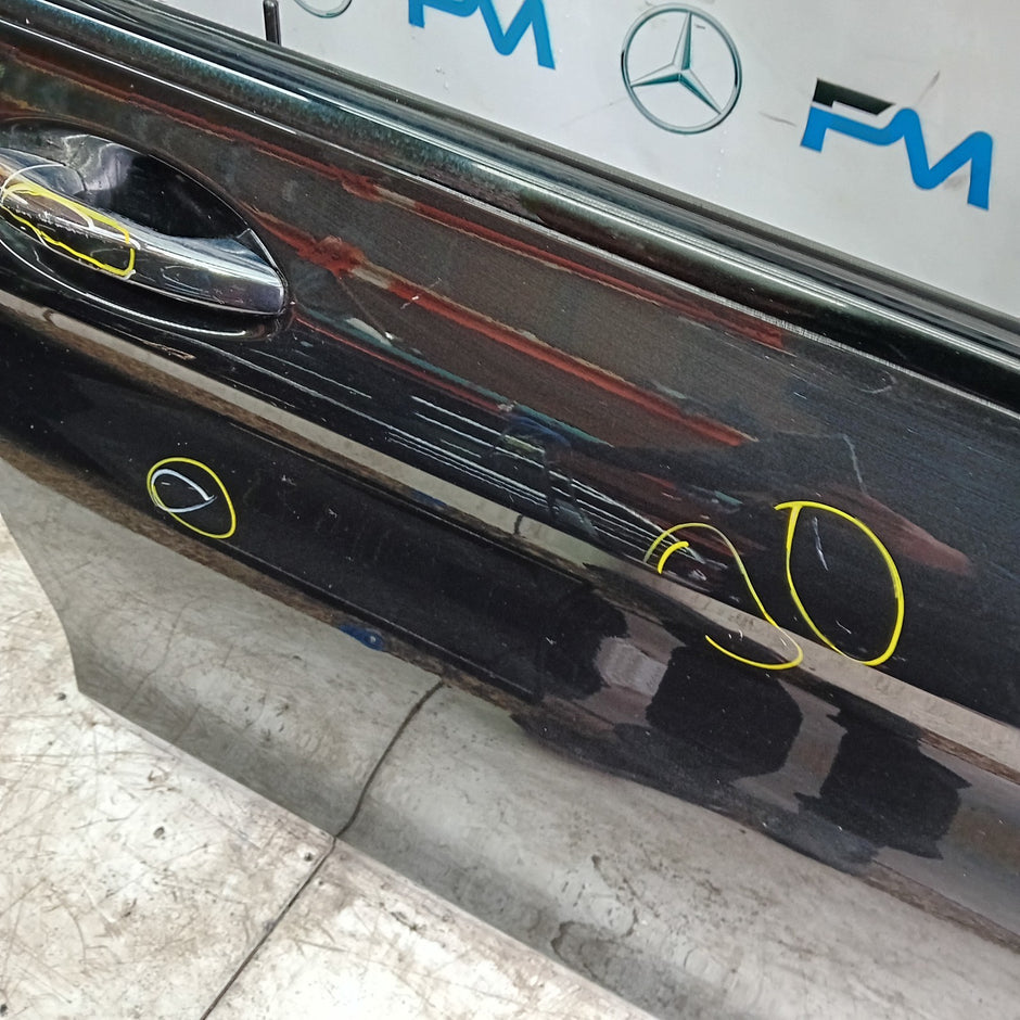 MERCEDES GLC X253 DRIVER FRONT DOOR OSF BLACK 2016 ON COMPLETE FMD251