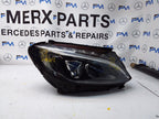 2018 MERCEDES C CLASS W205 HEADLIGHT FACELIFT DRIVER OS A2059067603 FMH101 