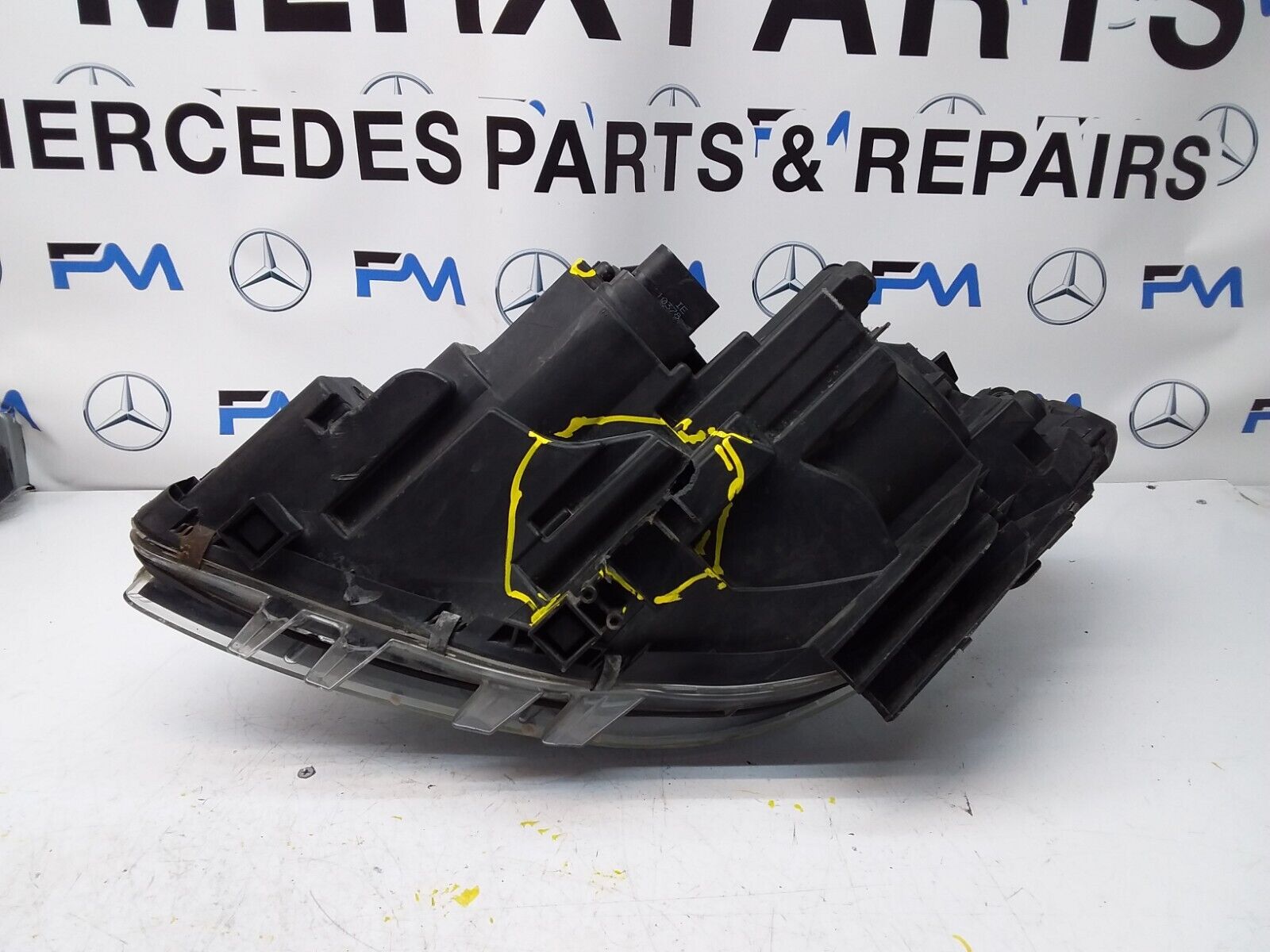 2012 MERCEDES B-CLASS W246 HEADLIGHT DRIVER OS A2468200461 FMH125 (DAMAGED)