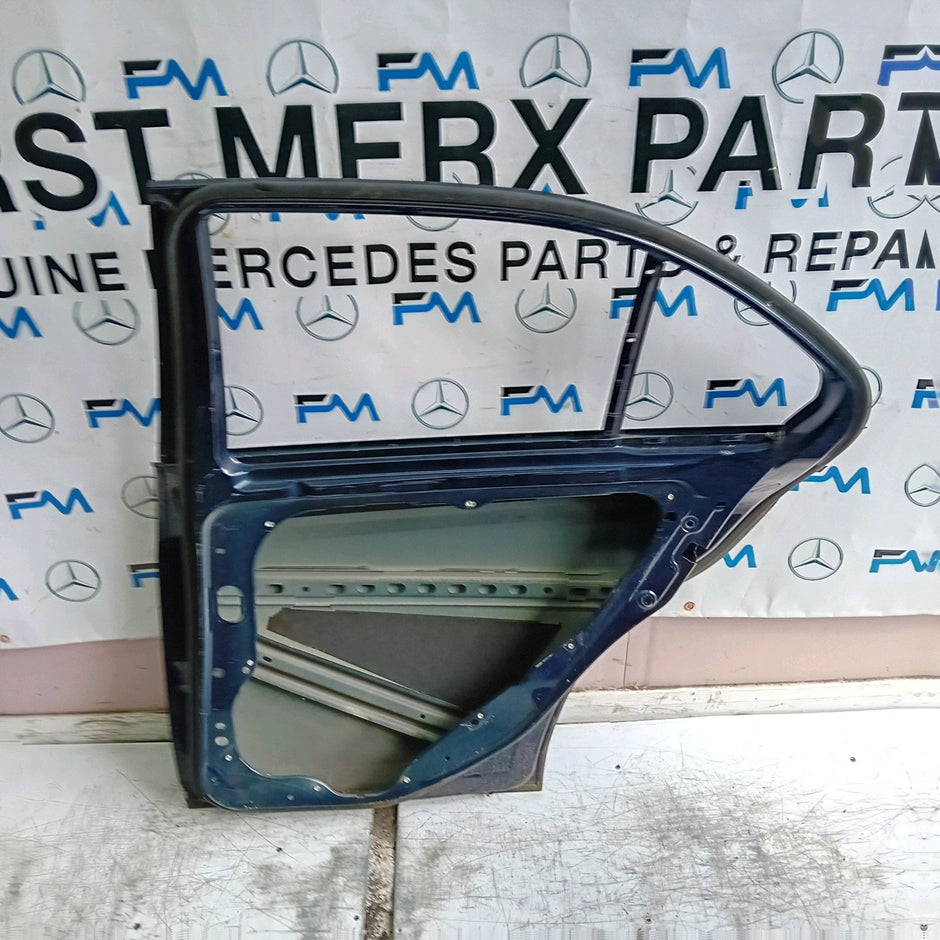 MERCEDES C-CLASS W204 SLN DRIVER REAR DOOR OSR BLUE 2009-2014 FMD438