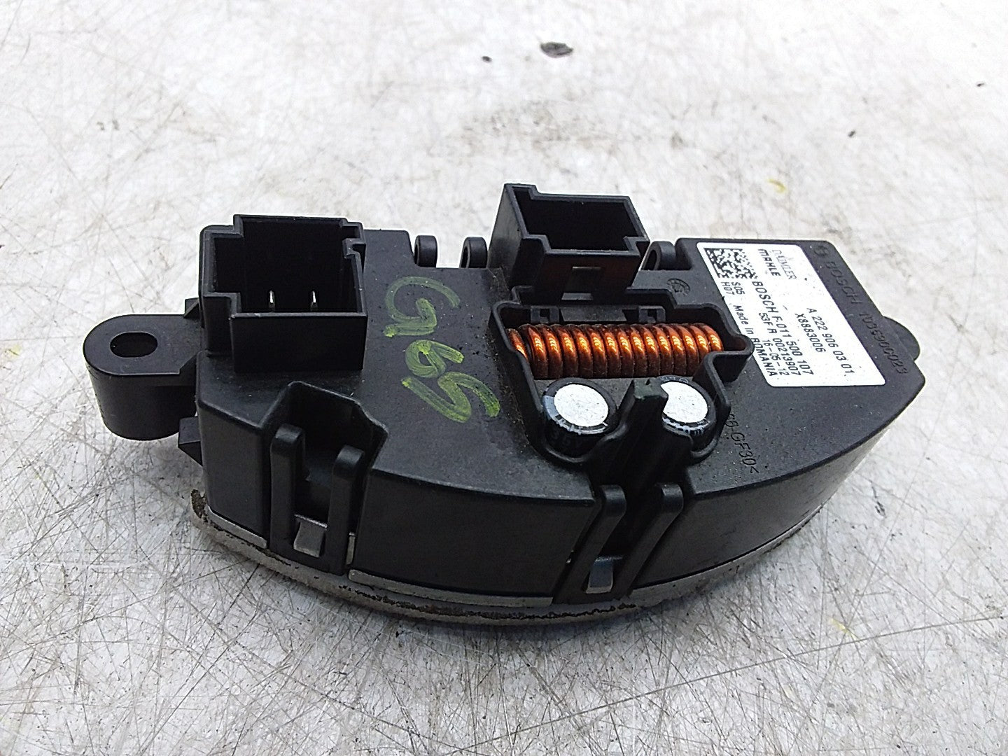 MERCEDES S-CLASS W222 RESISTOR BLOWER REGULATOR HEATING A2229060301 FMR276