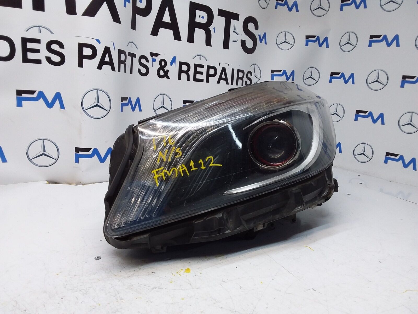 2012 MERCEDES A-CLASS W176 HEADLIGHT PASSENGER NS A1768204461 FMH112 