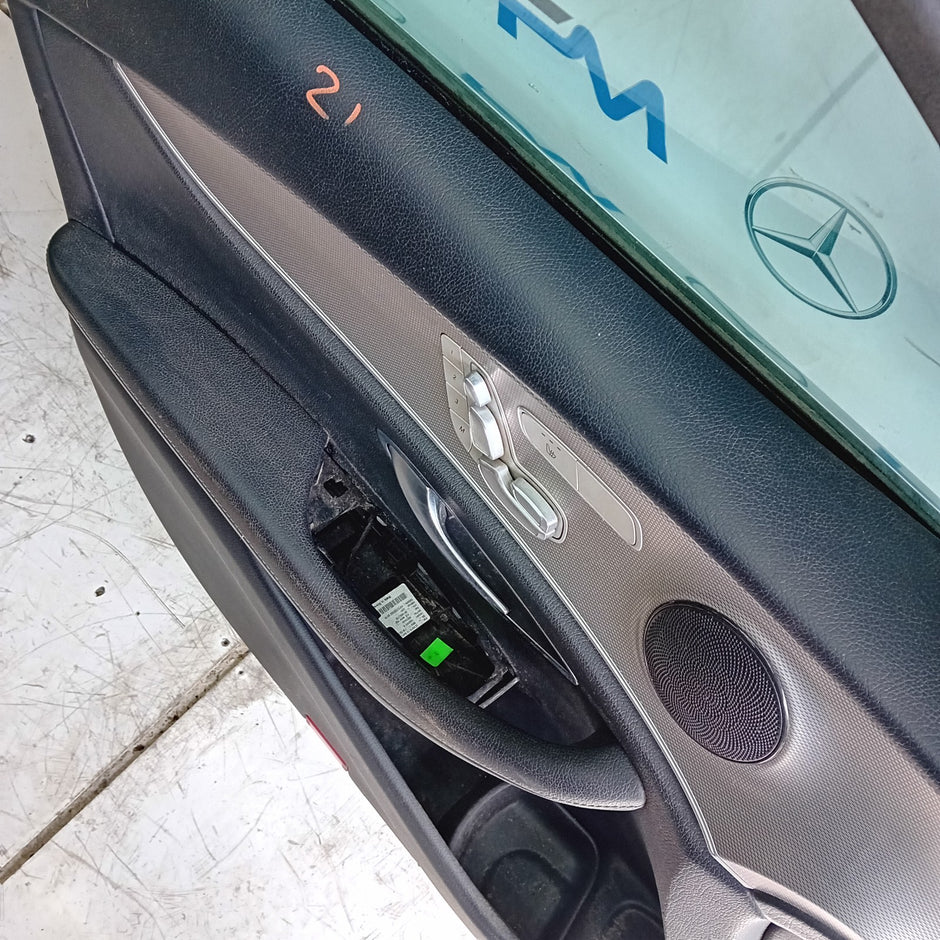 MERCEDES BENZ E-CLASS W213 PASSENGER SIDE FRONT DOOR N/S/F WHITE FMD127