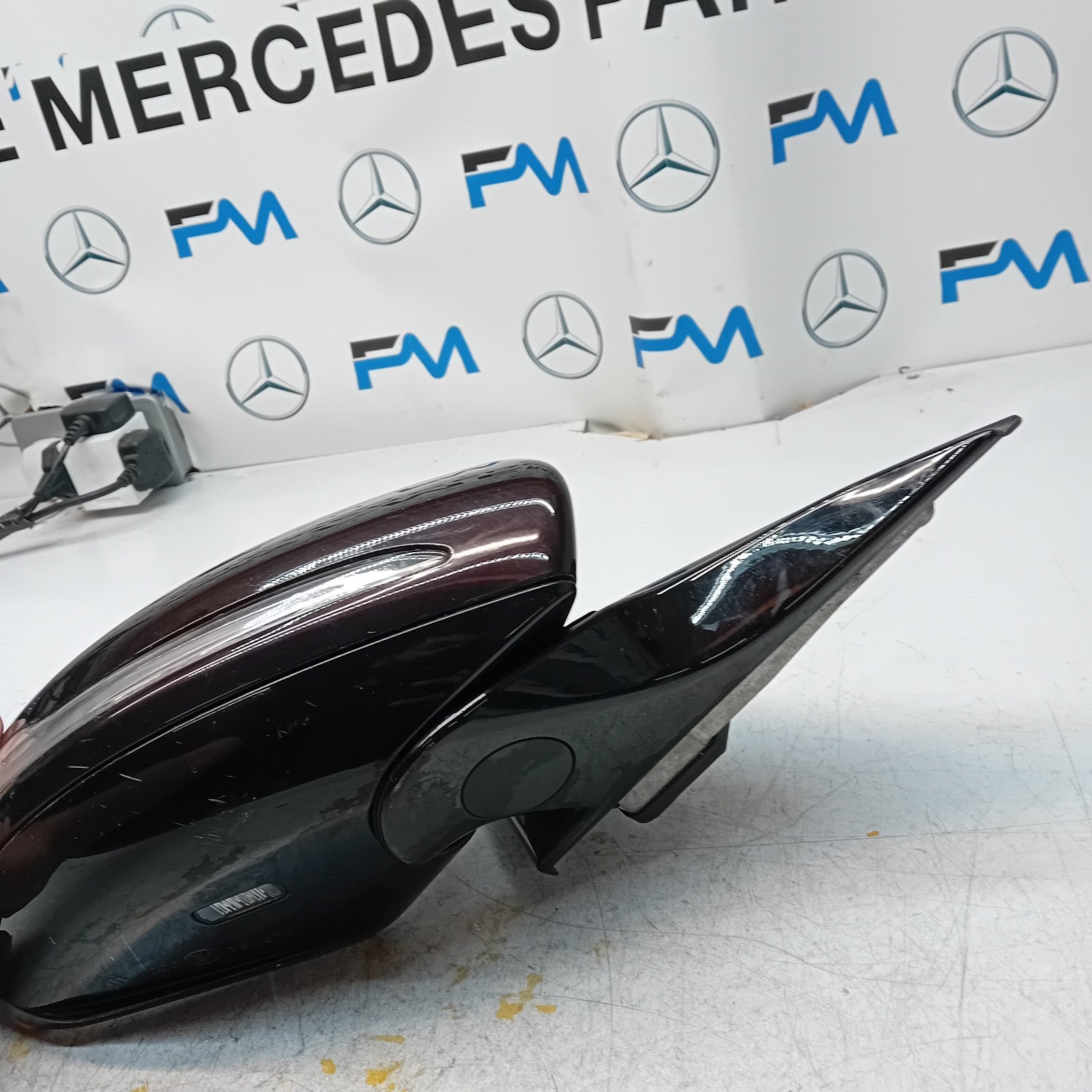 MERCEDES S-CLASS W222 DRIVER SIDE WING MIRROR BROWN A2228101601 PL FMM44