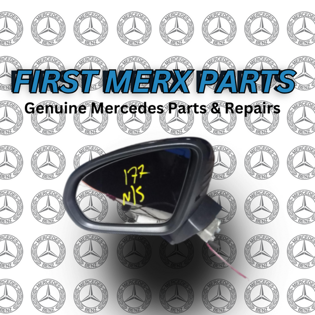2018- 2023 MERCEDES A-CLASS W177 PASSENGER SIDE WING MIRROR A1778104303 BLACK
