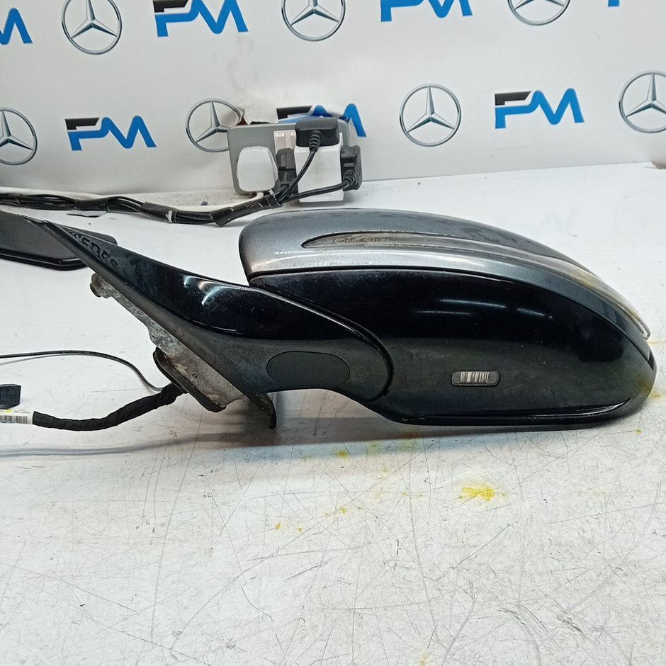 MERCEDES E-CLASS W213 PASSENGER WING MIRROR NSF GREY PL BS A2138103900 FMM67