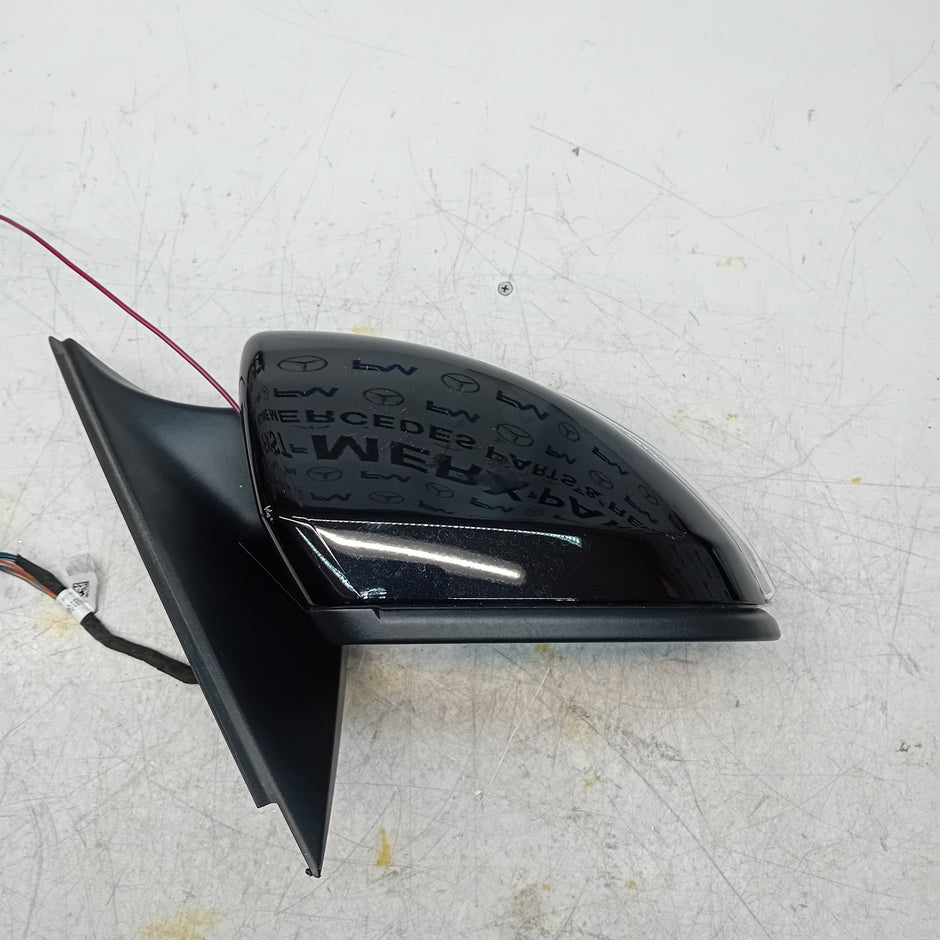 MERCEDES BENZ  C-CLASS W205 DRIVER WING MIRROR OS BLACK PL A2058104402 FMM80