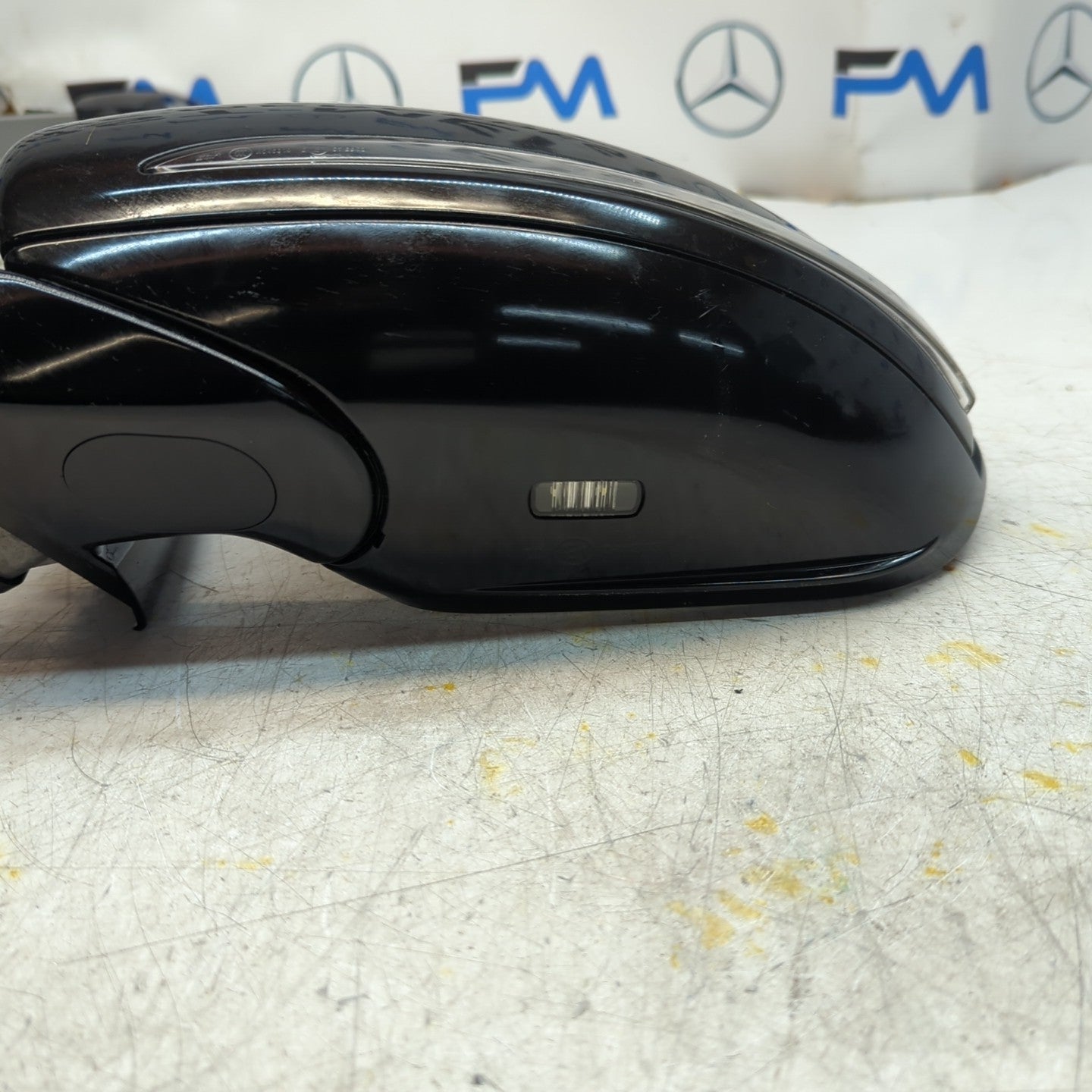 MERCEDES E-CLASS W213 PASSENGER WING MIRROR NS BLACK A2138102500 FMM78