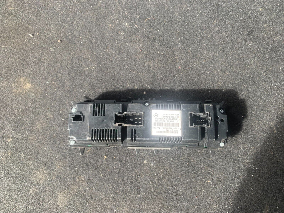 MERCEDES BENZ E CLASS 212 SERIES 2009-2016 HEATER/AC CONTROLLER A2129004525