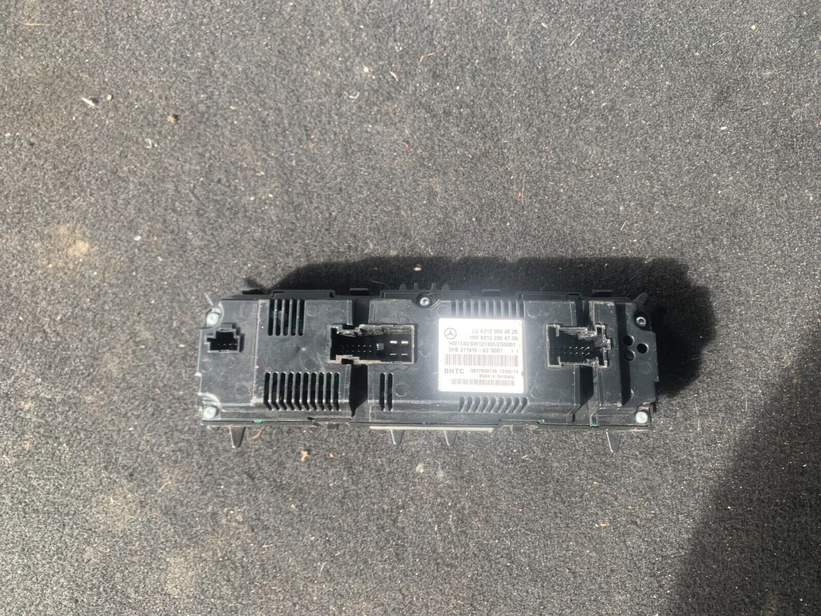 MERCEDES BENZ E CLASS 212 SERIES 2009-2016 HEATER/AC CONTROLLER A2129004525