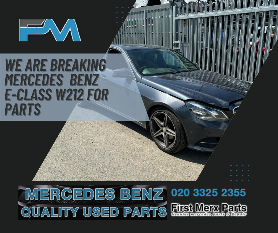 MERCEDES BENZ E-CLASS W212 - BREAKING/ ENGINE AND GEAR BOX