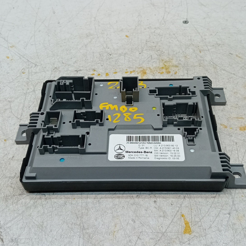 MERCEDES E-CLASS REAR SAM CONTROL MODULE W213 A2139009212 FM001285