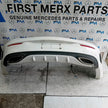 MERCEDES BENZ C-CLASS W205 COUPE REAR BUMPER 2014 WHITE COMPLETE FMX66