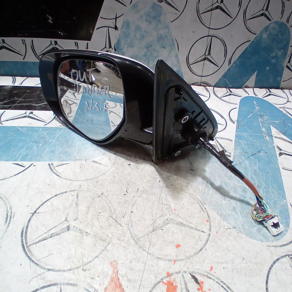 2015 MITSUBISHI OUTLANDER DRIVERS SIDE LEFT HAND WING MIRROR E11026919 DAMAGE