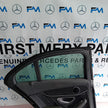MERCEDES BENZ C-CLASS W205 PASSENGER SIDE REAR DOOR N/S/R BLACK FMD120