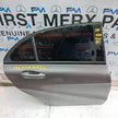 MERCEDES BENZ A-CLASS W176 DRIVER SIDE REAR DOOR O/S/R COMPLETE GREY FMD32