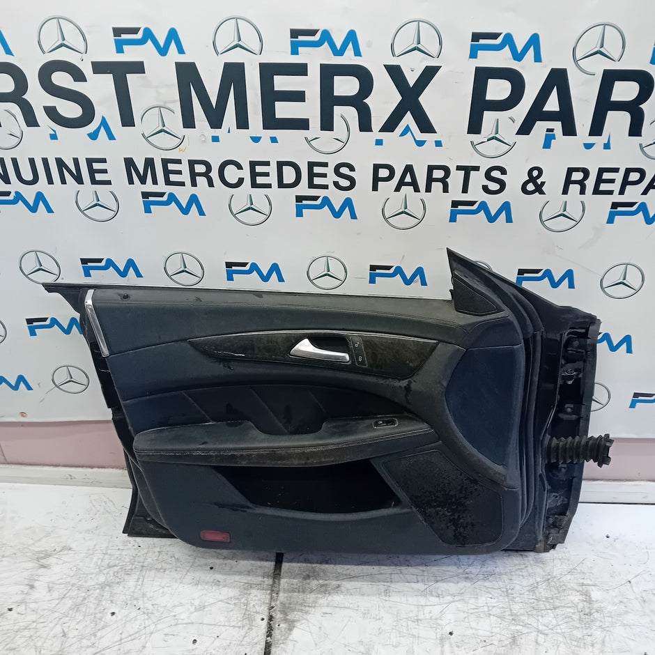 MERCEDES CLS W218 COUPE PASSENGER FRONT DOOR N/S/F BLACK 2011-17 COMPLETE FMD160