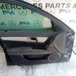 MERCEDES C-CLASS W204 PASSENGER FRONT DOOR NSF 2008-2014 BLACK COMPLETE  FMD511