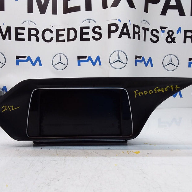 MERCEDES E-CLASS W212 2013 SAT NAV MULTIMEDIA SCREEN A2129002216 FM00697