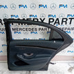 MERCEDES S-CLASS W222 SLN DRIVER REAR DOOR OSR BLACK 2014 ON COMPLETE FMD296