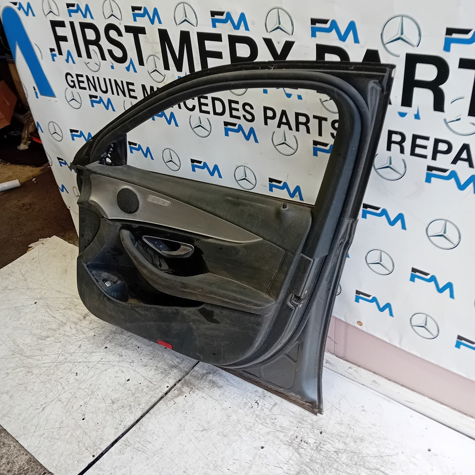 MERCEDES BENZ  E-CLASS W213 DRIVER FRONT DOOR OSF GREY 2016 ON COMPLETE FMD202