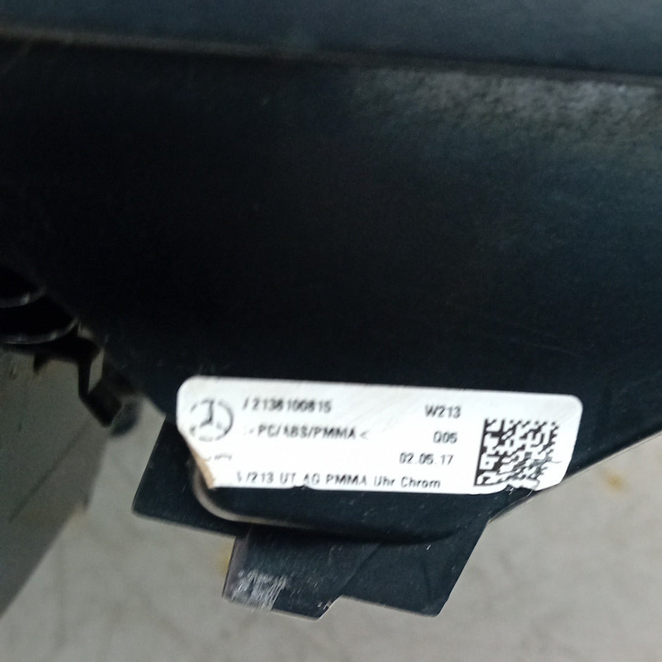  MERCEDES E-CLASS W213 CLIMATE & CENTRE CONSOLE A2138100815  COMPLETE FM001314