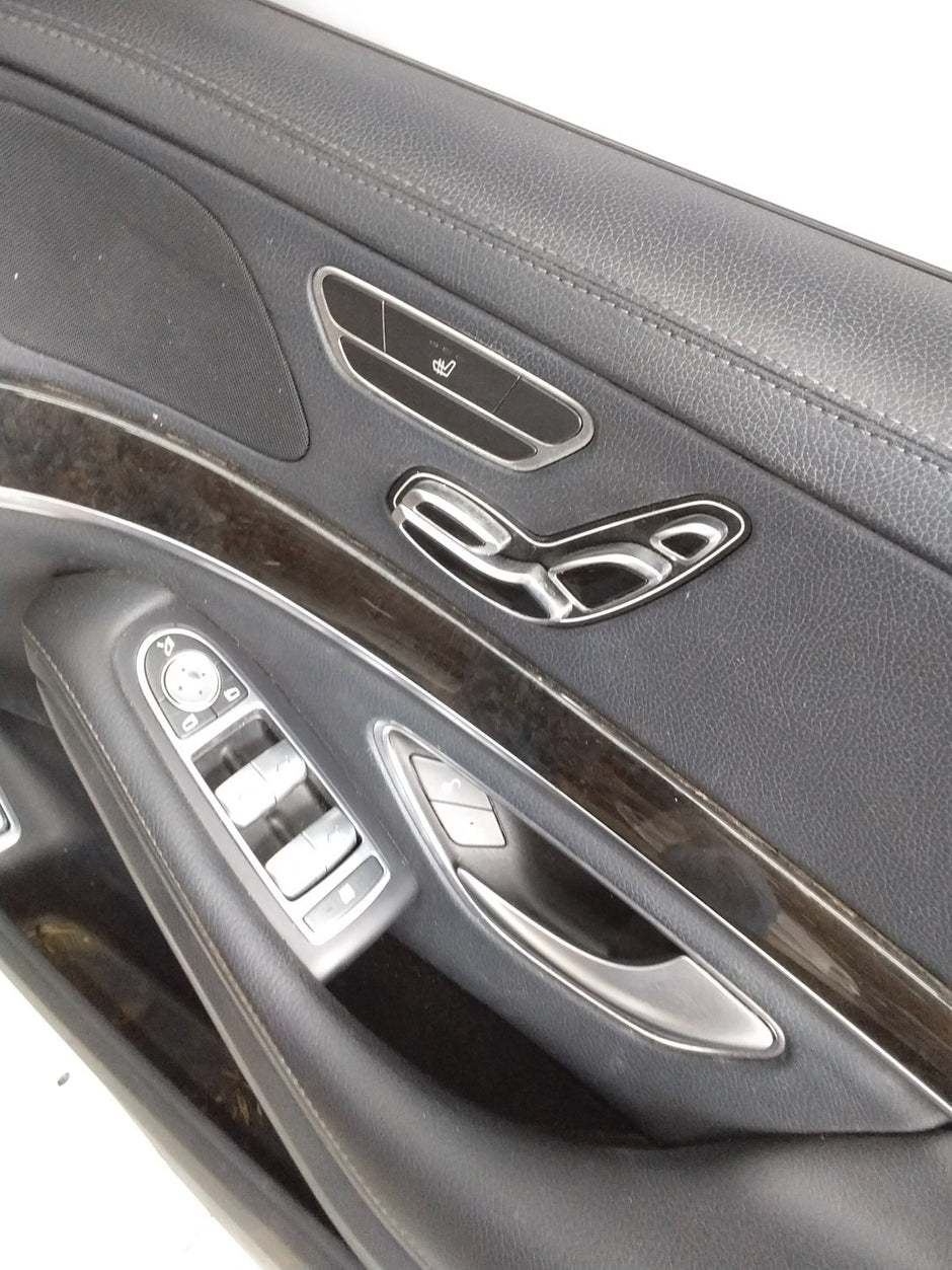 MERCEDES S-CLASS W222 DRIVER SIDE FRONT DOOR O/S/F COMPLETE BROWN FMD54