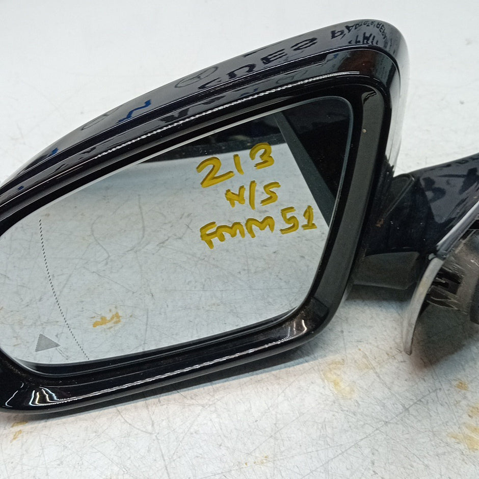 MERCEDES E-CLASS W213 PASSENGER SIDE WING MIRROR BLUE A2138103900 PL BS 16 FMM51
