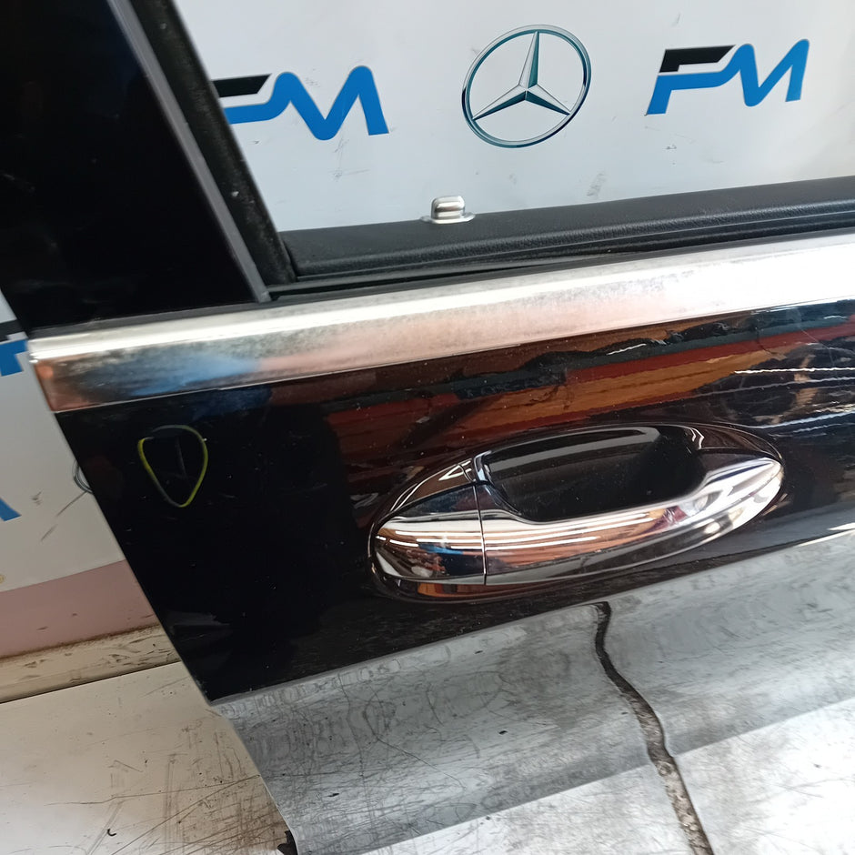 MERCEDES S-CLASS W222 SLN DRIVER FRONT DOOR OSF BLACK 2014 ON COMPLETE FMD355