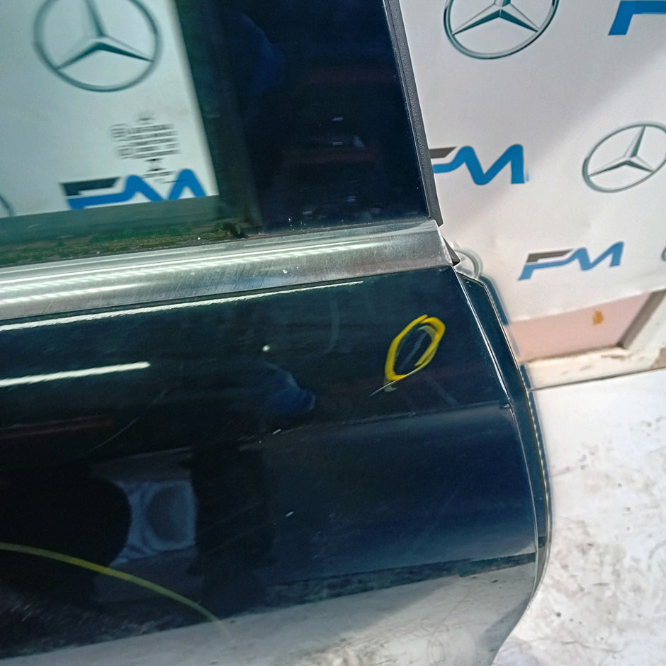 MERCEDES BENZ A-CLASS W177 DRIVER SIDE REAR DOOR O/S/R BLACK  COMPLETE FMD151
