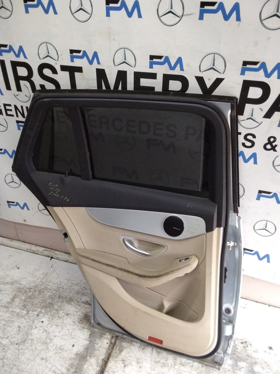 MERCEDES C-CLS W205 EST PASSENGER REAR DOOR NSR SILVER 2014-21 COMPLETE FMD579